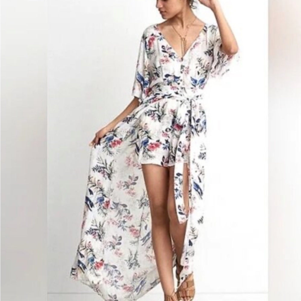 Floral Maxi Dress Romper